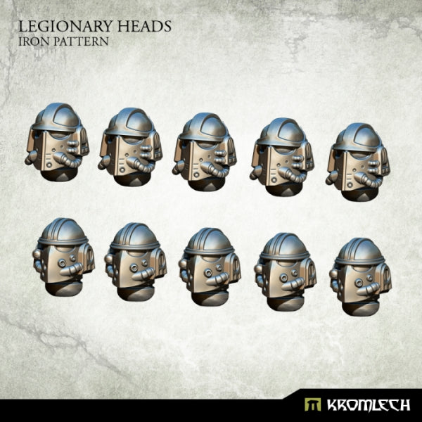 KROMLECH Legionary Heads: Iron Pattern (10)