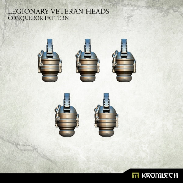 KROMLECH Legionary Veteran Heads: Conqueror Pattern (5)