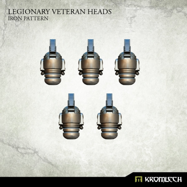 KROMLECH Legionary Veteran Heads: Iron Pattern (5)