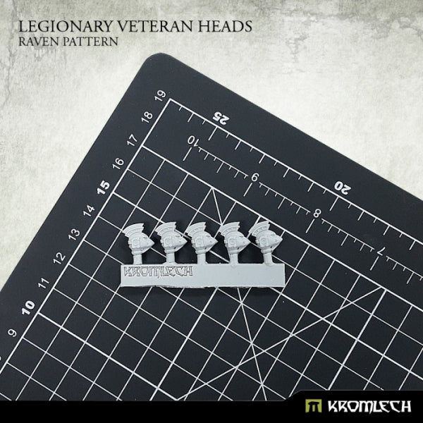 KROMLECH Legionary Veteran Heads: Raven Pattern (5)