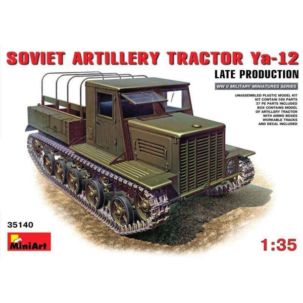 MINIART 1/35 Ya-12 Late Prod. Soviet Artillery Tractor