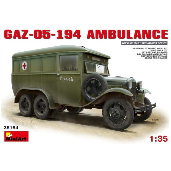 MINIART 1/35 GAZ-05-194 Ambulance
