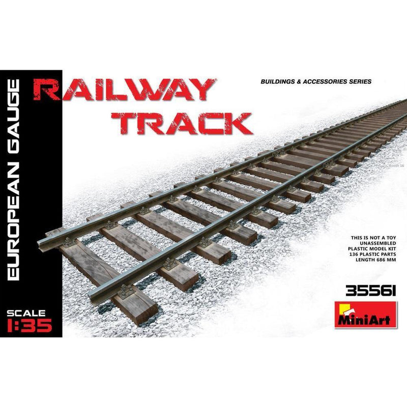 MINIART 1/35 Railway Track (European Gauge)