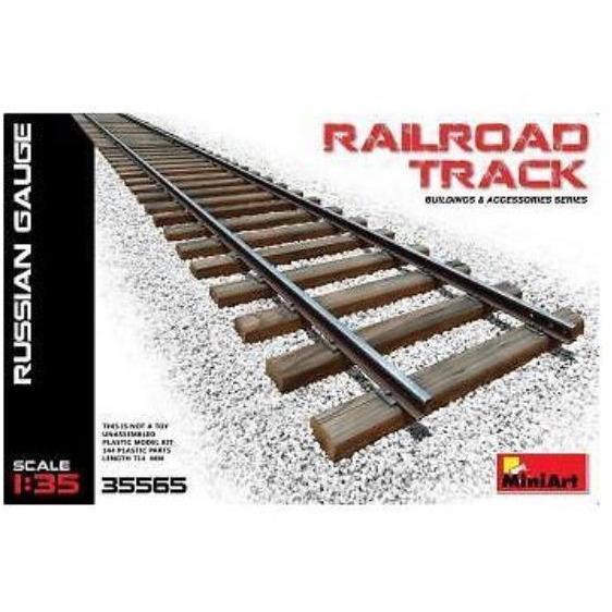 MINIART 1/35 Railroad Track (Russian Gauge)