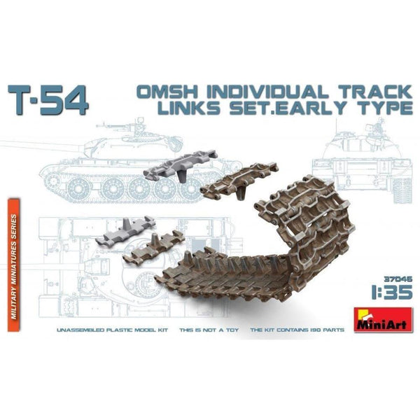 MINIART 1/35 T-54 OMSH Individual Track Links Set.Early Type