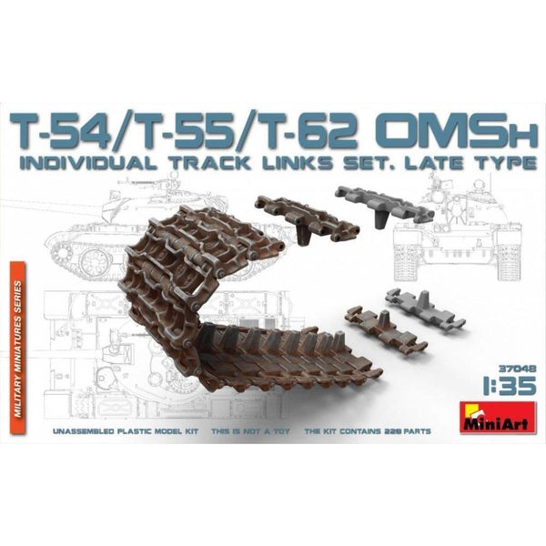 MINIART 1/35 T-54/T-55/T-62 OMSh Individual Track Links Set.Late
