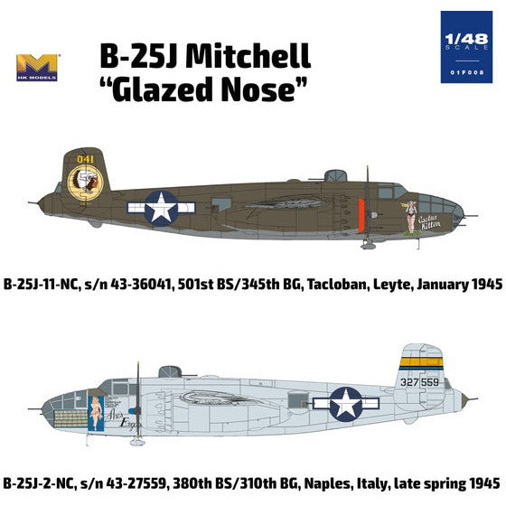 HONG KONG MODELS 1/48 B-25J Mitchell Glazed Nose
