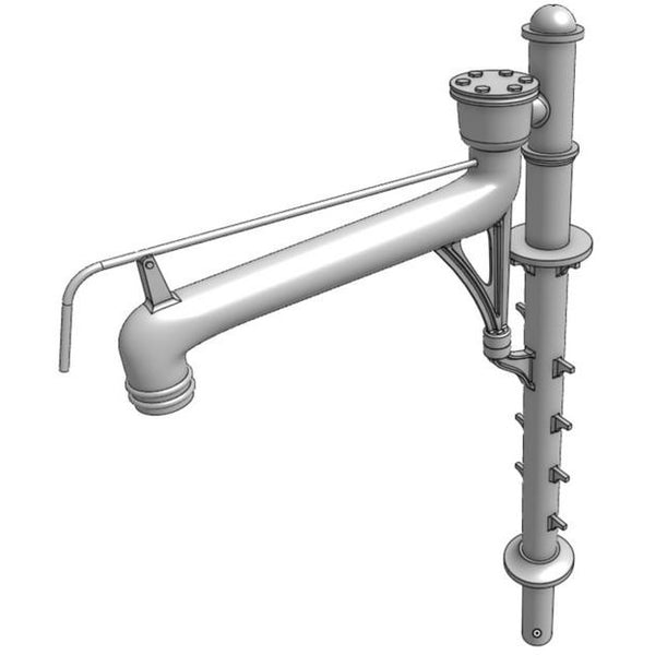 HWS Victorian Water Crane / Water Column (HO Scale)