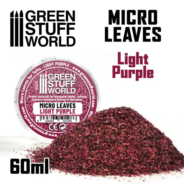 GREEN STUFF WORLD Micro Leaves - Light Purple Mix