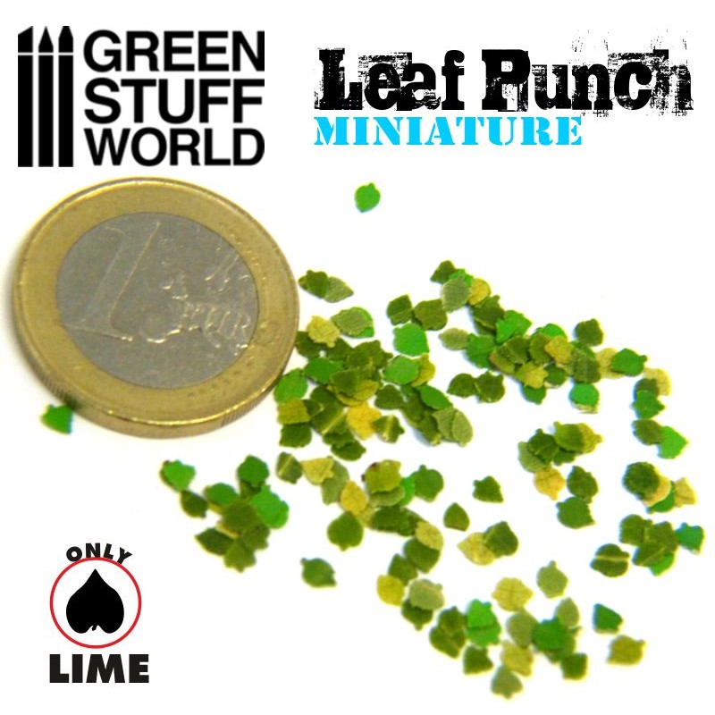 GREEN STUFF WORLD Miniature Leaf Punch - Light Blue