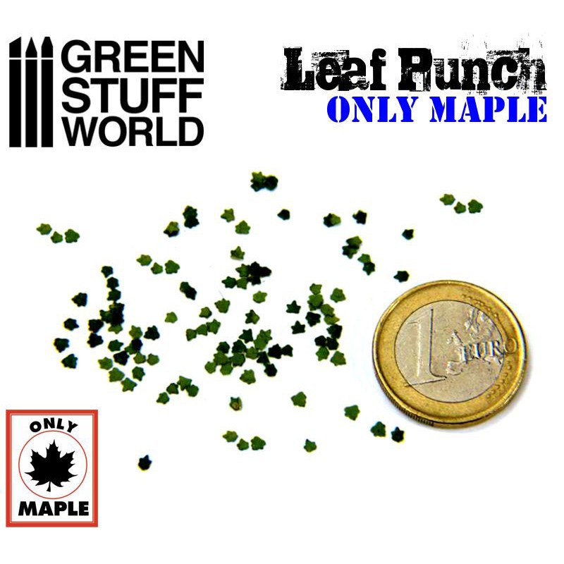 GREEN STUFF WORLD Miniature Leaf Punch - Medium Purple