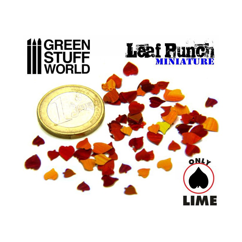 GREEN STUFF WORLD Miniature Leaf Punch - Dark Green
