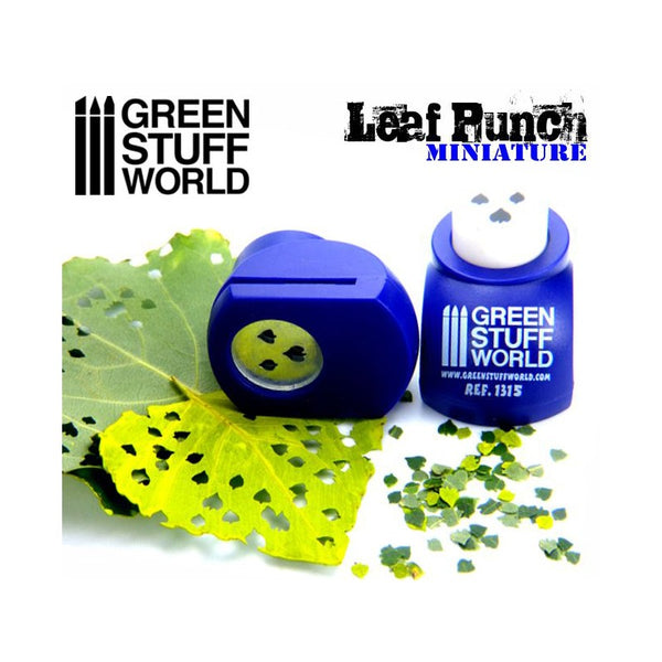 GREEN STUFF WORLD Miniature Leaf Punch Dark Purple