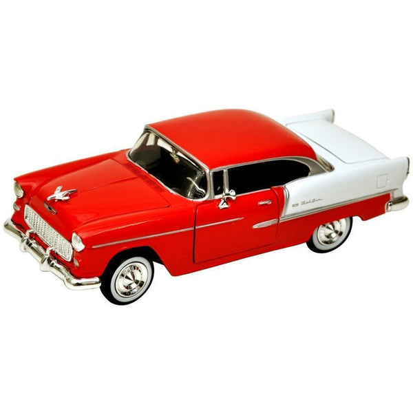 MOTORMAX 1/24 1955 Chevrolet Bel Air Red/White