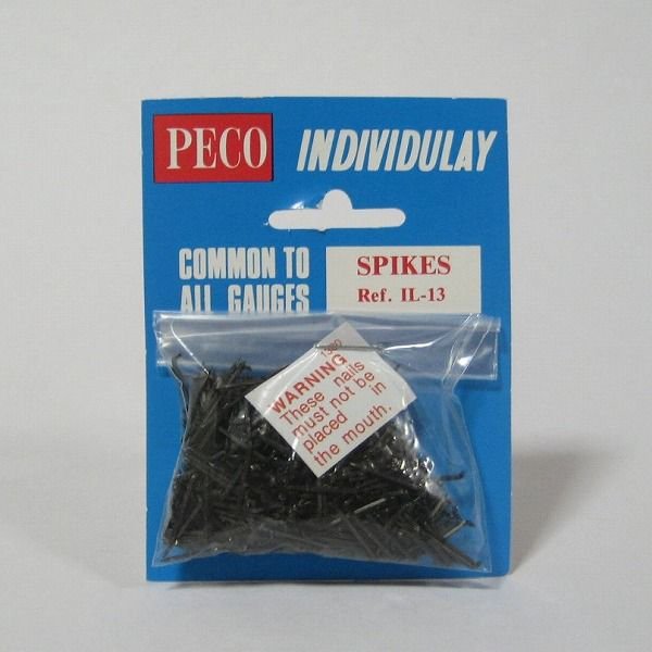 PECO Rail Spikes Black (IL13)