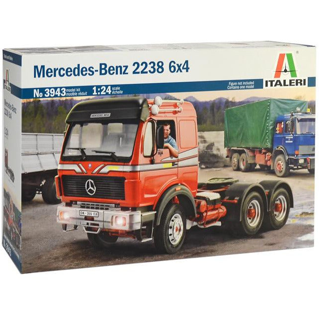 ITALERI 1/24 Mercedes Benz 2238 6X4 Truck