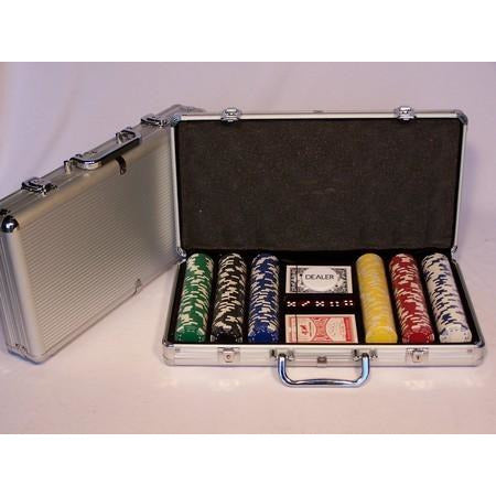 Casino Chips & Accessories - Poker Chips 300 Piece 11.5gm Aluminium Case