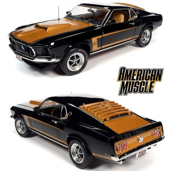 AUTO WORLD American Muscle 1/18 1969 Ford Mustang Fastback