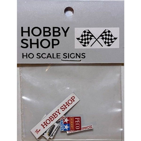 THE TRAIN GIRL Aussie Advertising "Hobby Shop" 6pk - HO Scale