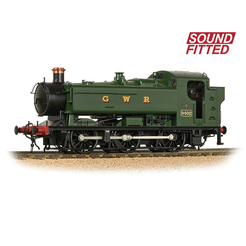 BRANCHLINE OO Class 94XX Pannier Tank 9402 GWR Green DCC Sound Fitted