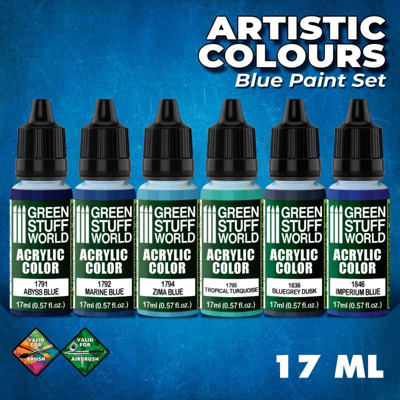 GREEN STUFF WORLD Paint Set - Blue
