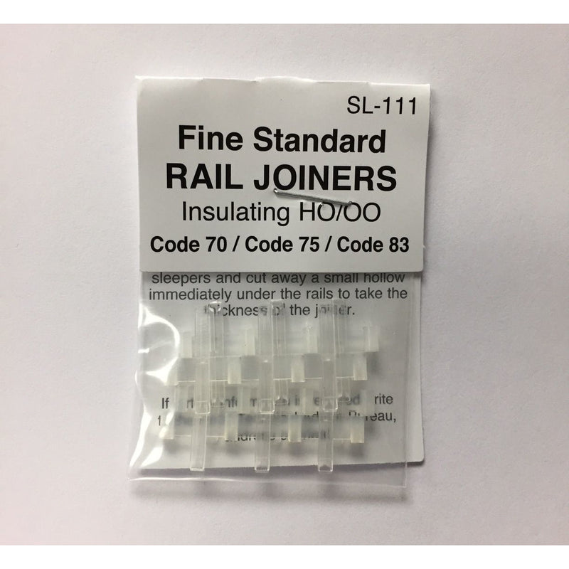 PECO OO/HO Streamline Insulated Rail Joiner Code 75 (for Code 70,75,83) (12 Pack) (SL111)