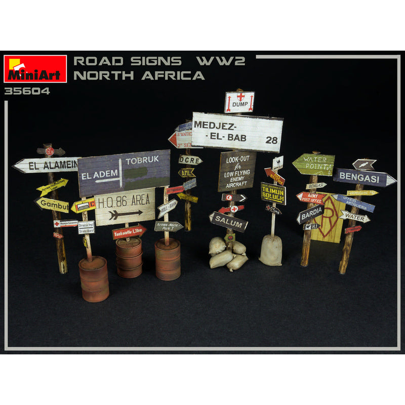 MINIART 1/35 Road Signs WWII North Africa