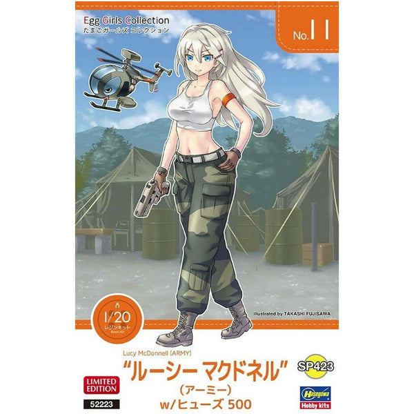 HASEGAWA 1/20 Egg Girls Collection No.11 "Lucy McDonnell" (Army)