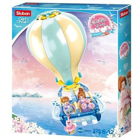 SLUBAN Girl's Dream Hot Air Balloon 124pcs