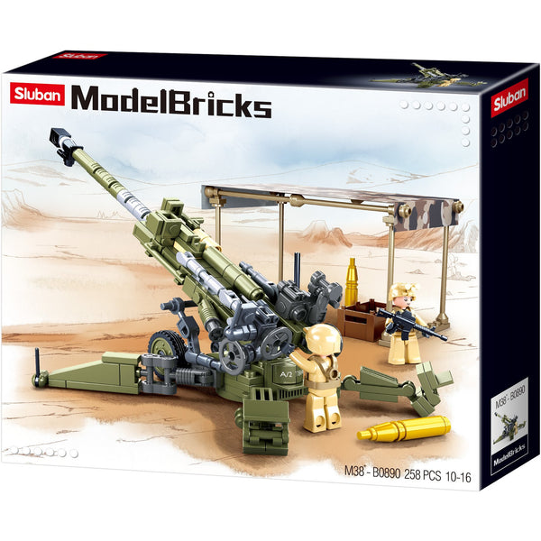 SLUBAN Model Bricks M777 Howitzer 259 Pcs