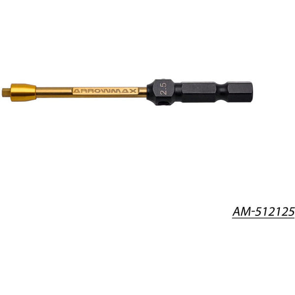 ARROWMAX Allen Wrench 2.5 x 80mm Power Tip Only V2