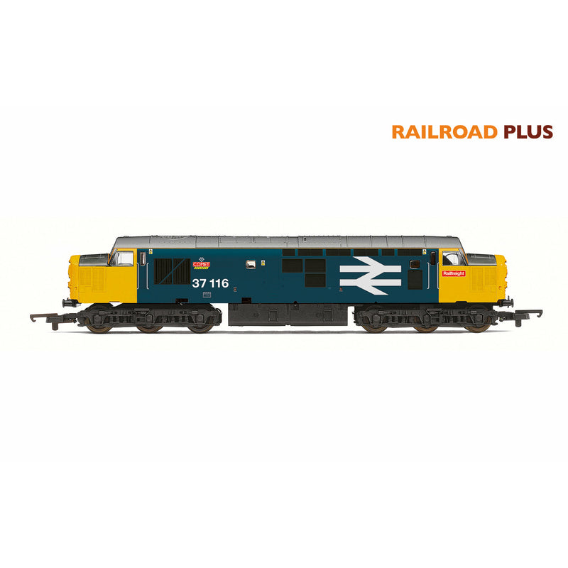 HORNBY OO Railroad Plus BR, Class 37, Co-Co 37116 'Comet' -