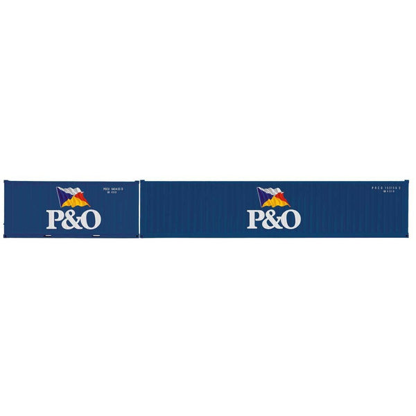 HORNBY P&O, Container Pack, 1 x 20 and 1 x 40 Containers