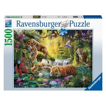 RAVENSBURGER Tranquil Tigers 1500pce