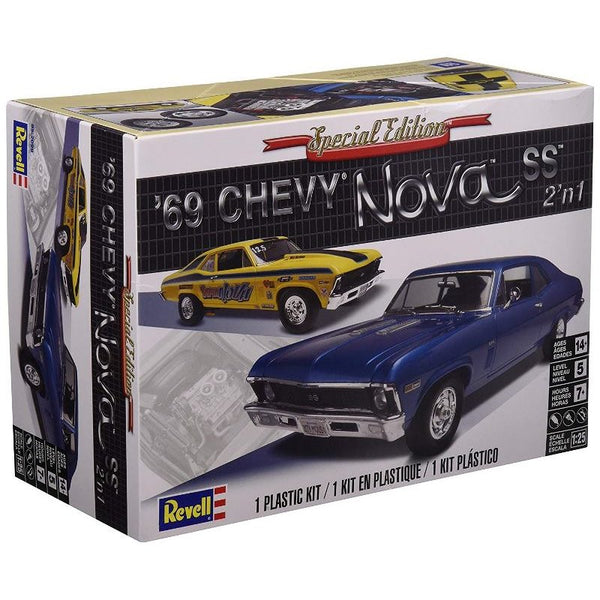REVELL 1/25 '69 Chevy Nova SS 2'n1