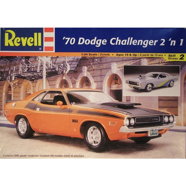 REVELL 1/24 '70 Dodge Challenger 2 'n 1