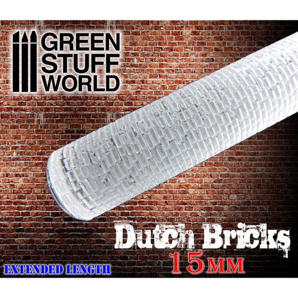 GREEN STUFF WORLD Dutch Bricks 15mm Rolling Pin