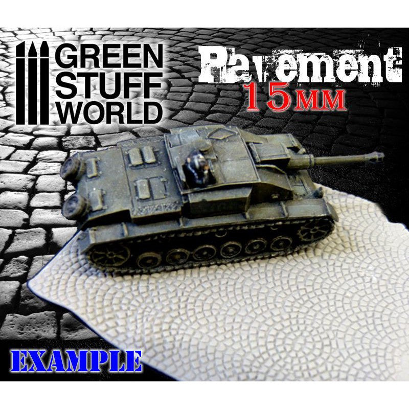 GREEN STUFF WORLD Pavement 15mm Rolling Pin