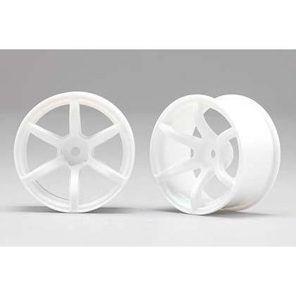 YOKOMO Racing Performer Drift Wheel 6 Spoke Offset 6mm White