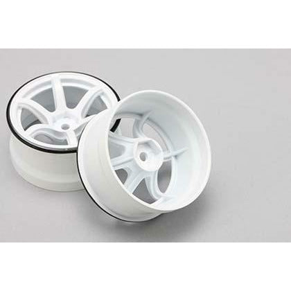 YOKOMO Racing Performer Drift High Traction Wheel (Offset 6mm/White)