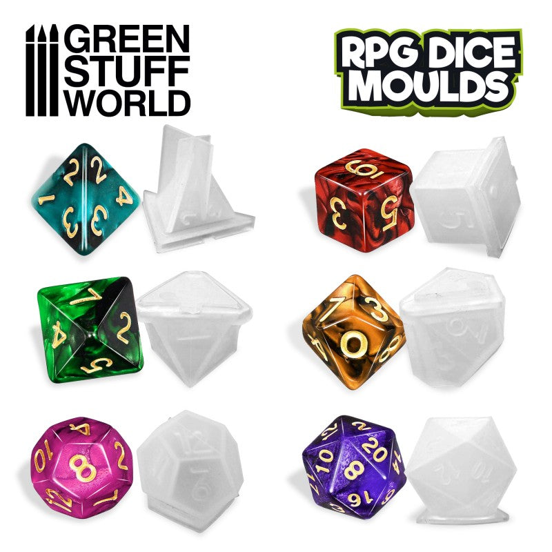 GREEN STUFF WORLD RPG Dice Moulds