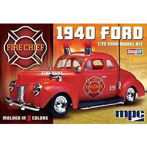 MPC 1/25 1940 Ford Fire Chief Super (Snap)
