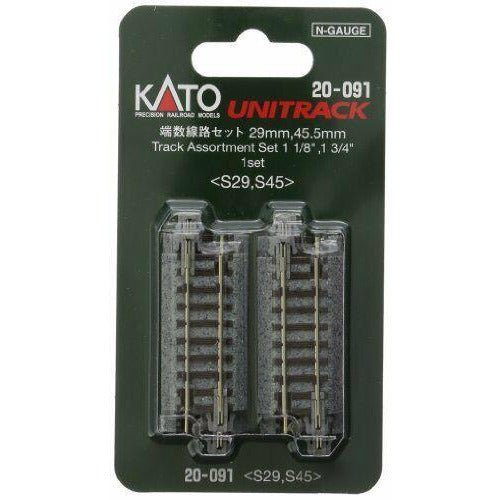 KATO N Unitrack Assorted Set Track (4 x 29mm & 2 x 45.5mm)