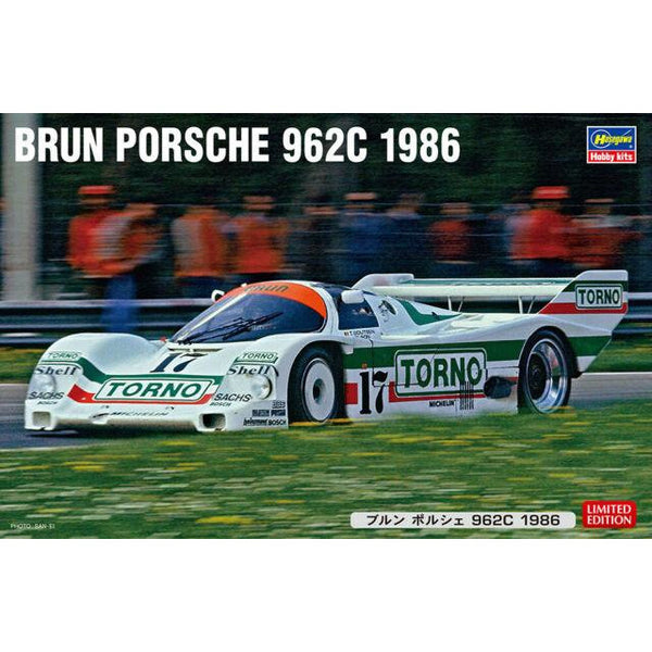 HASEGAWA 1/24 Brun Porsche 962C 1986