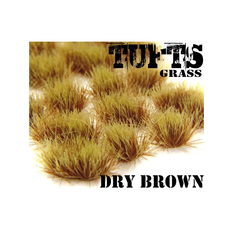 GREEN STUFF WORLD Grass Tufts 6mm Self-Adhesive - Dry Brown