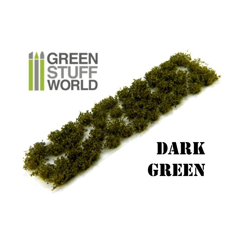 GREEN STUFF WORLD Shrub Tufts 6mm Self-Adhesive Dark Green
