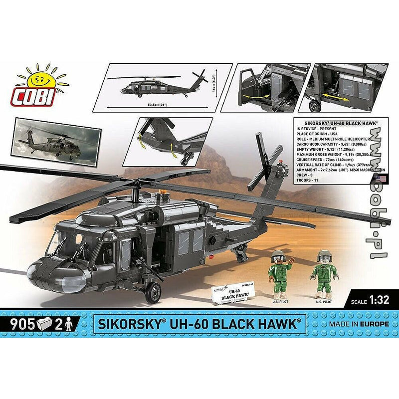 COBI Armed Forces - Sikorsky UH-60 Black Hawk 905 Pieces