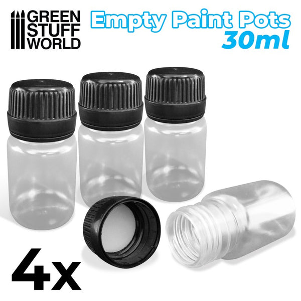 GREEN STUFF WORLD Spare 30ml Pots for Mixes