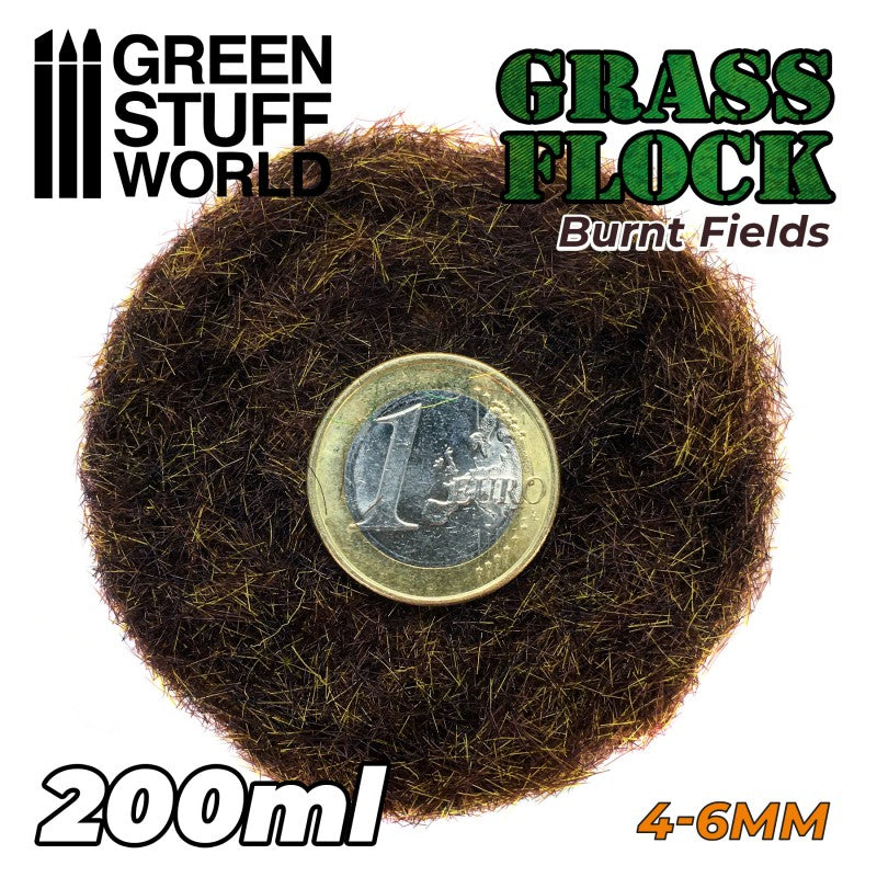 GREEN STUFF WORLD Flock 4-6mm 200ml - Burnt Fields