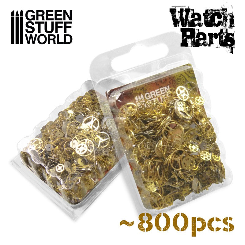 GREEN STUFF WORLD Steampunk Watch Parts Beads 40gr